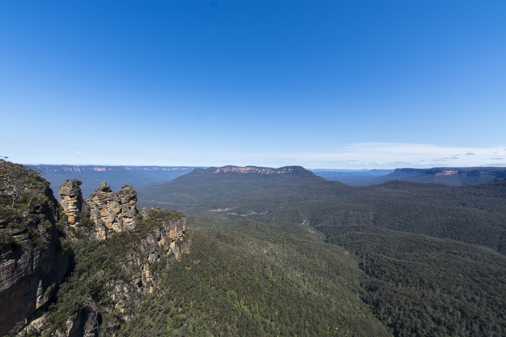 Where is the Blue Mountains located?